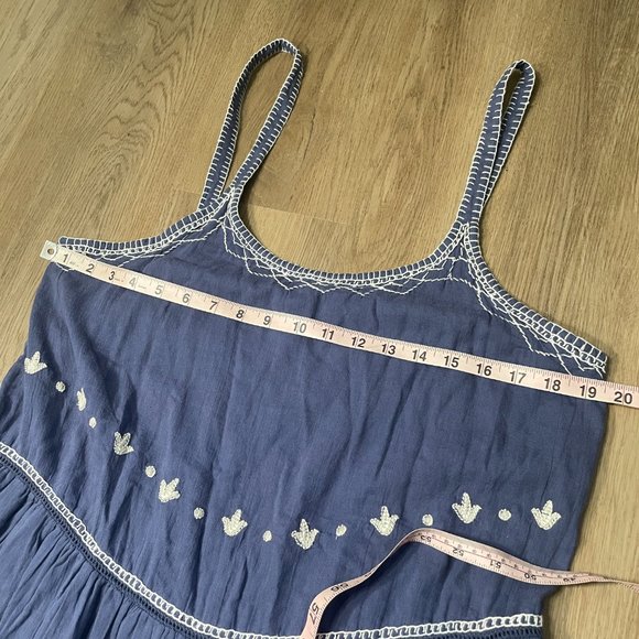 sold ~ SPELL Folklore Sundress Navy blue XL 10 12 Spell & the Gypsy Collective - Picture 9 of 13